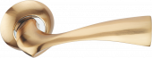 Дверная ручка ADDEN BAU WIND A138 на круглой розетке Gold золото