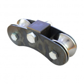 Каретка ролик МЕТАЛ. под ТРУБУ d3/4" (25мм) d 65 (С6003)