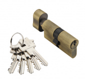 Цилиндровый механизм ADDEN BAU YL 5-60 KNOB Bronze 60 мм ключ/вертушка