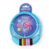 Замок велосипедный Apecs PD-85-65CM-CODE-BLUE