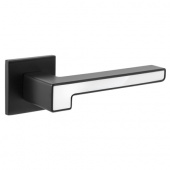 Ручки дверные CODE DECO Slim H-30120-A-BLM/W
