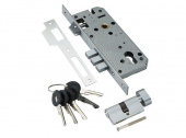 Замок врезной ADDEN BAU LOCK 4585 5-60B D CHROME хром