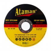 Круг отрезной ATAMAN 41 14А 115 1,6мм 200/50