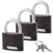 Замки навесные Avers PD-01-63-Blister (3Locks+3Keys) уп. 4/16 шт