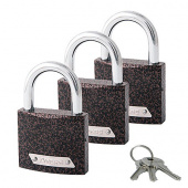 Замки навесные Avers PD-01-50-Blister (3Locks+3Keys) уп. 6/24 шт