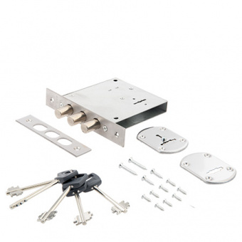 Замок врезной сувальдный AVERS R34/S6-CR (5 keys, shank 45mm) - 15051