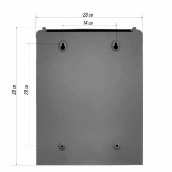 Ящик почтовый MASTER LOCK К-34001 цв. черный - 5