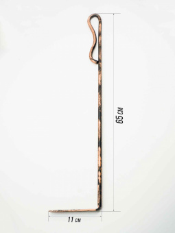 Кочерга каминная 65 см (медь) - 13912_2