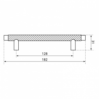 Ручка-скоба мебельная StahlBuro AP2308-128 2шт., CP хром.  - 95187445_9978_11ee_8247_00e0ed875fc0_a1a4a016_f7de_11ee_8258_00e0ed875fc0