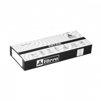 FERRE (VETTORE) петля FLUSH 100х75х2.5mm-BLACK PAINT - 12951(1)