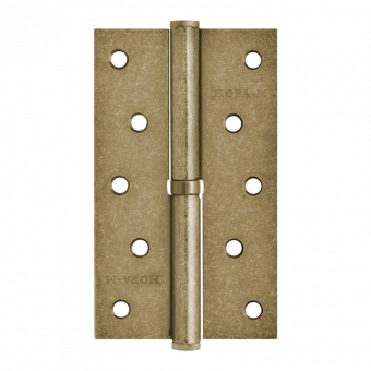 Петля Нора-М 750-5" левая (125*75*2,5) заст.бронза без колп. - 5415