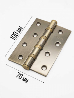 Петля врезная Apecs 100*70-B4-Steel-AB - 2917_2