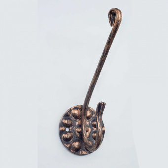 Крючок кованый одинарный (медь) уп. 15 шт. - 7851_1