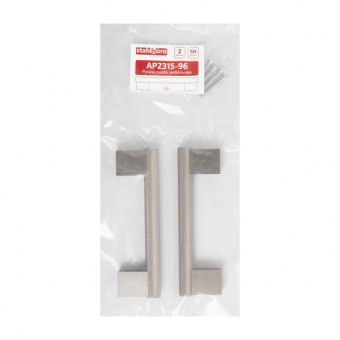 Ручка-скоба мебельная StahlBuro AP2315-96 2шт., SN сатин.  - ff3afac1_9820_11ee_8247_00e0ed875fc0_c6f7dec5_f7df_11ee_8258_00e0ed875fc0