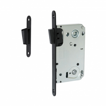 Защелка врезная VETTORE WC 530 В-S MAGNET MBP (черный матовый) - 14425