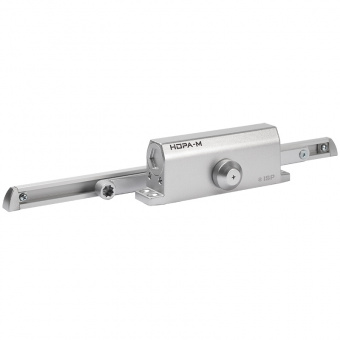 Доводчик НОРА-М ISPARUS 450 Slider (от 110 до 150 кг) (серебро) морозостойкий со скользящей тяго - 15189