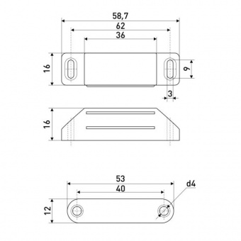 Магнит мебельный StahlBuro L-60 h-15 коричневый (4шт.)  - ab6ba9d3_2230_11ee_8231_00e0ed875fc0_6a325bc7_94fa_11ee_8246_00e0ed875fc0