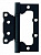 VETTORE FLUSH Петля накладная 125*75*2.5mm MBP (Чёрный матовый) 