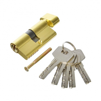 Цилиндровый механизм MASTER LOCK М30+30 5 кл. мат.золото - 1756