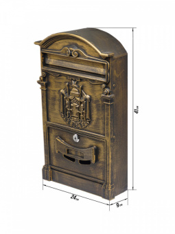 Ящик почтовый MASTER LOCK К-31091 цв. антик коричневый - 1919_2