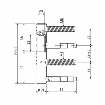 APECS Петля ввертная 3D-14.v1 - 15043_2