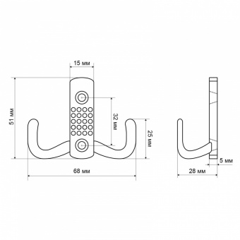 StahlBuro 212 B BL матовый черный ЕВРОПАКЕТ крючок-вешалка - 88be6aec_41a0_11ee_8237_00e0ed875fc0_0bf934f1_11e7_11ef_825d_00e0ed875fc0