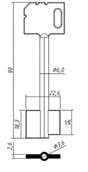 Замок сейфовый MAUER 74046 (тяги) - 9975_3