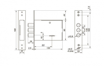 Гардиан ЗВ 80.01 4 длин.кл.ЗК 303Н-01(15)серая держ. - optimize (3)125