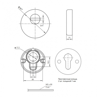 Защитная накладка AVERS Pro 50/11-BLM - 13958_4