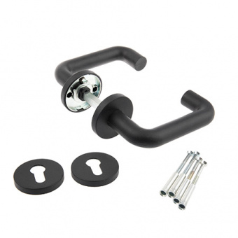 Ручки дверные Avers H-0203-BL-RE (DP-C-02) (B2B) - 32804