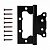 Петля накладная APECS 100*75*2,5-B2-Steel-BLM