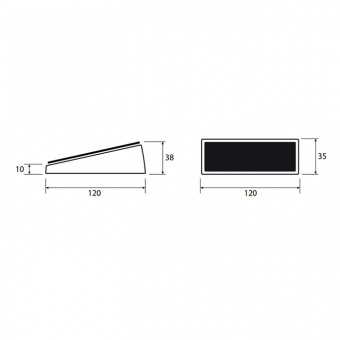 Упор дверной Apecs DS-0017-GRF - DS-0017