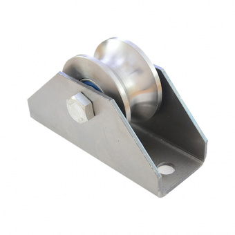 Ролик МЕТАЛ d 65 под ТРУБУ d.3/4" на ПЛАТФОРМЕ (С3612) - С3612
