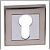 Накладка MASTER LOCK QUATRO R 0601 SN/CP